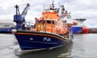 Aberdeen's All-weather Lifeboat (ALB) in the harbour. Picture by Kami Thomson