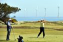 Golfers tee off at Murcar Links Golf Club when it reopened in May 2020.