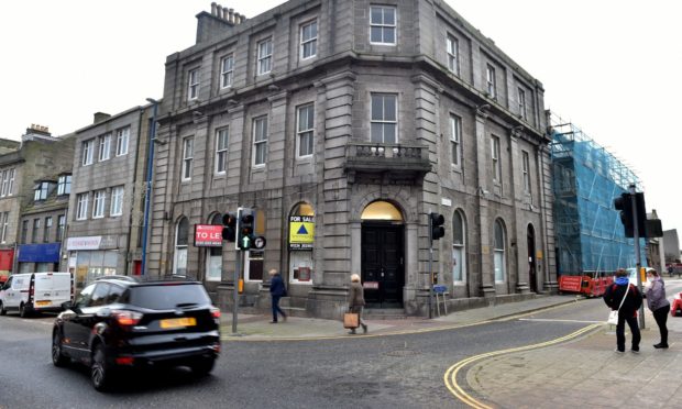 The former Clydesdale Bank in Fraserburgh.