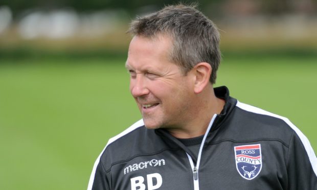 Billy Dodds during his time as Ross County assistant manager