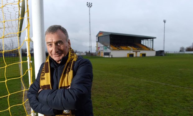 Forres Mechanics chairman Dave Macdonald at Mosset Park