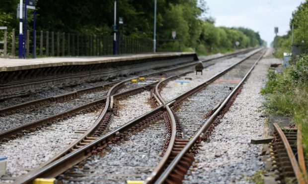 Children have been seen playing on the tracks in several places around Aberdeenshire. Picture by Lynne Cameron/PA Wire