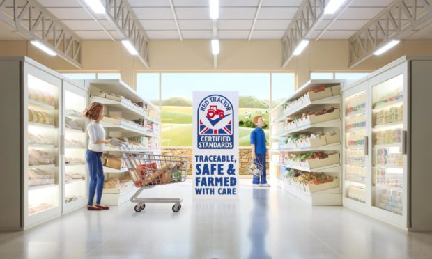 The new Red Tractor advert features a mother shopping for her family.