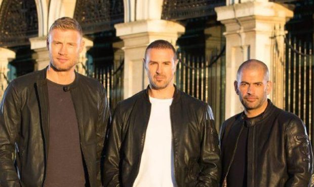 Andrew 'Freddie' Flintoff, Paddy McGuinness and Chris Harris