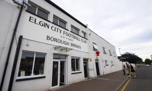 Borough Briggs, home of Elgin City.