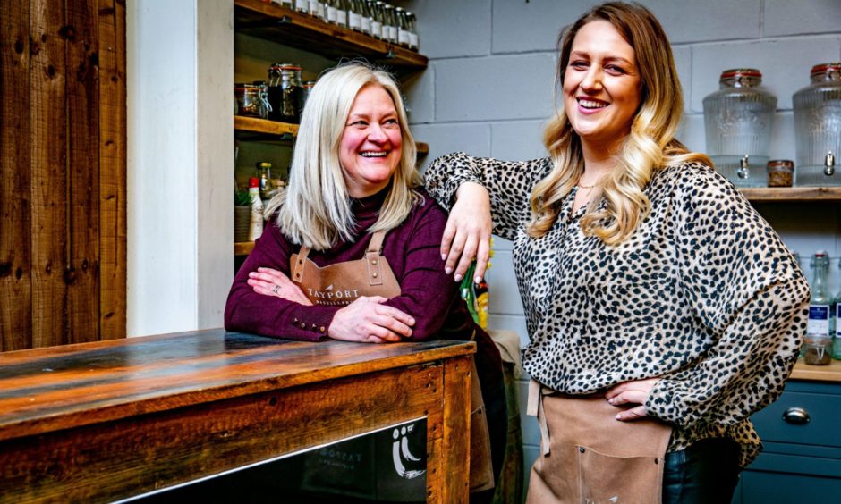 Kecia McDougall, left, and Mary McDougall of Tayport Distillery. The firm who produces a range of premium spirits will be at the festival.