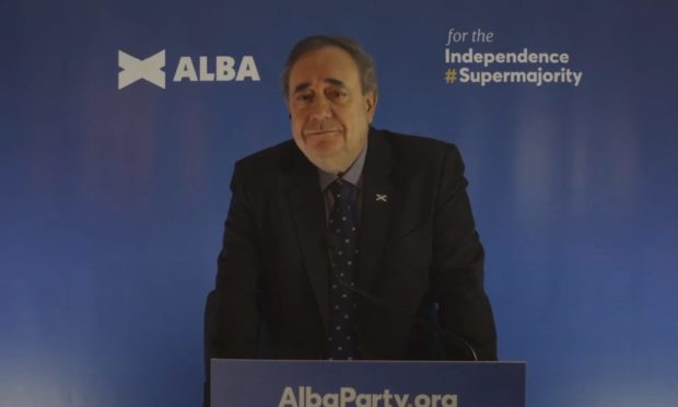 Alex Salmond launches the Alba Party.