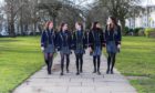 Senior pupils at St Margarets School for Girls, Aberdeen.