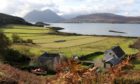 The Isle of Raasay situated off the east side of the Isle of Skye in the Inner Hebrides.