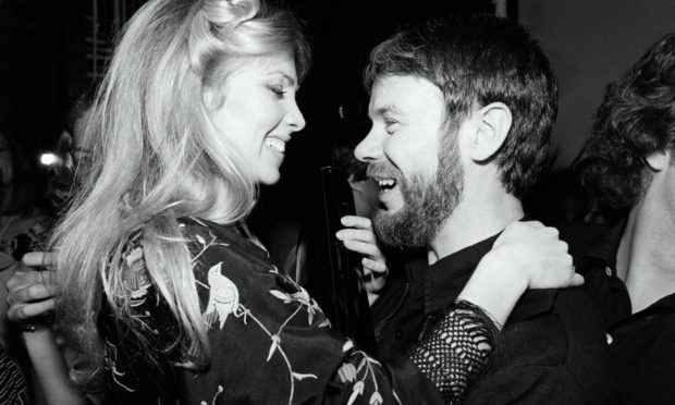 Singing star Lynsey De Paul and Bill Gibb pictured in London in 1979.