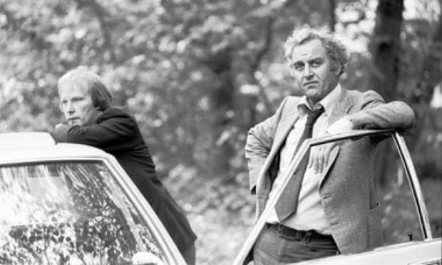 John Thaw (right) as Flying Squad detective Jack Regan in 1970s police drama, The Sweeney