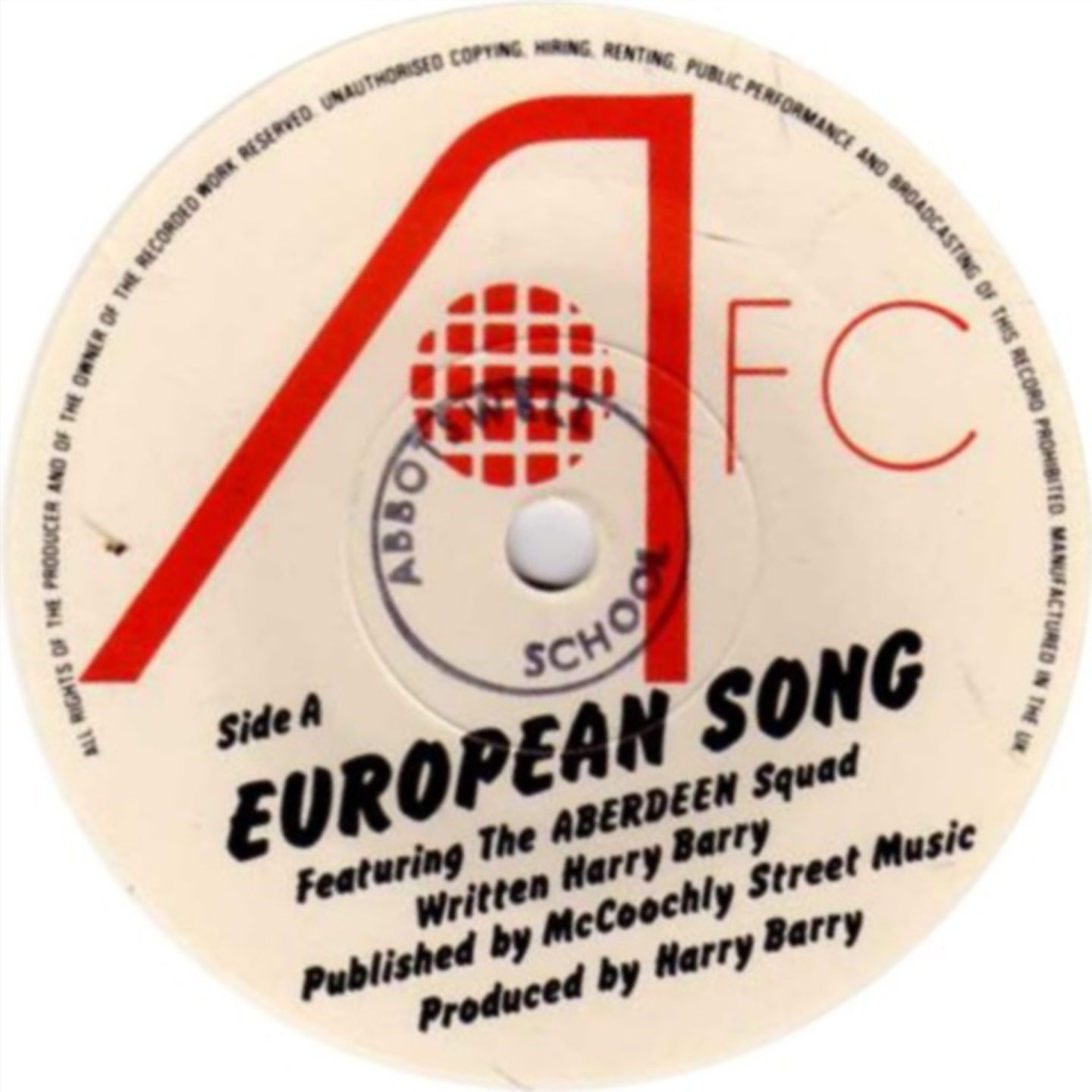 100,000 copies of European Song were printed - and all sold out quickly.