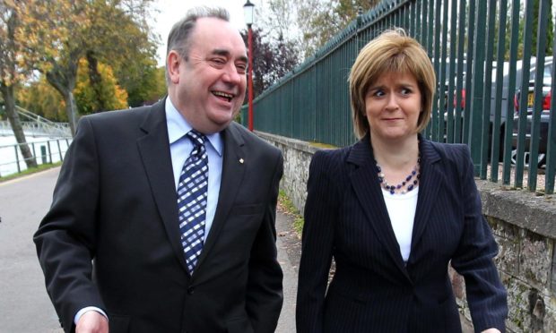 Alex Salmond and Nicola Sturgeon in 2011.