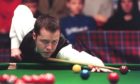 John Higgins was among the players who took to the green baize when Aberdeen hosted some of the biggest stars in the game.