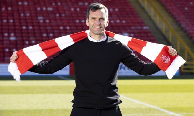 New Aberdeen manager Stephen Glass.