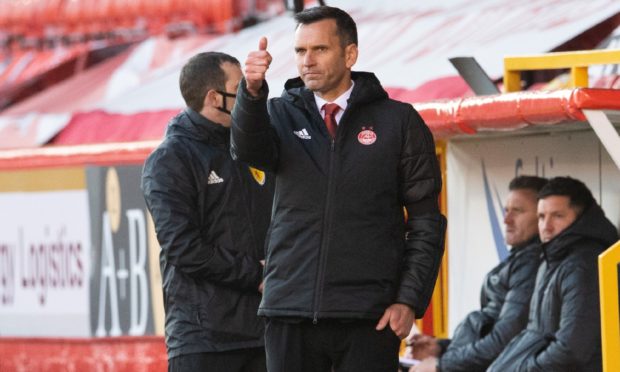 Aberdeen manager Stephen Glass.