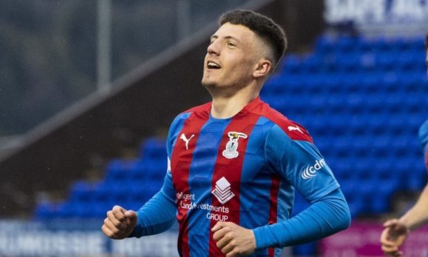 Daniel MacKay celebrates scoring against Ayr United.