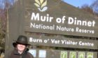 Nature reserve manager Catriona Reid at Muir of Dinnet.
Supplied by Dee Catchment Partnership