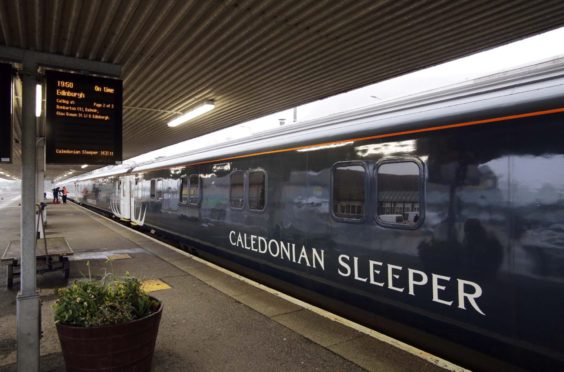 A sleeper train at Fort William.