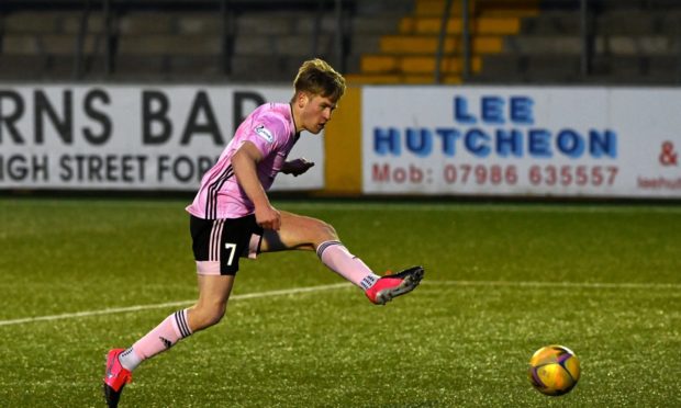 Hamish Ritchie in action for Peterhead.