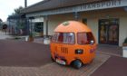 The 'Outspan Orange' vehicle, pictured outside the Grampian Transport Museum, will be outside Costco at Westhill this weekend.