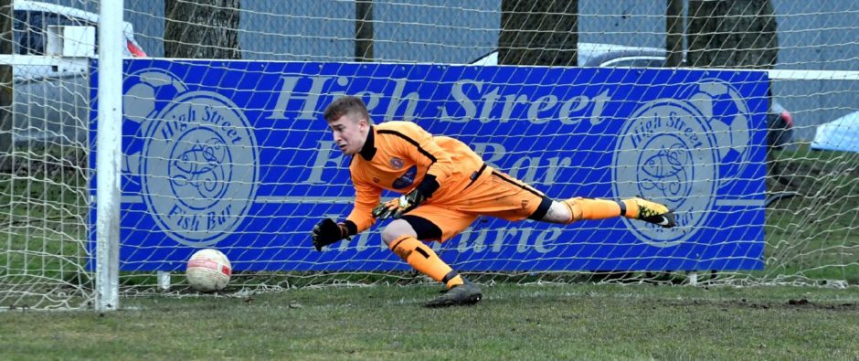 Keith Robertshaw during a loan spell at Colony Park