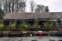 The Park Cafe, Hazlehead Park, Aberdeen after the severe blaze in December.
Pictured by Darrell Benns on 12/12/2020
