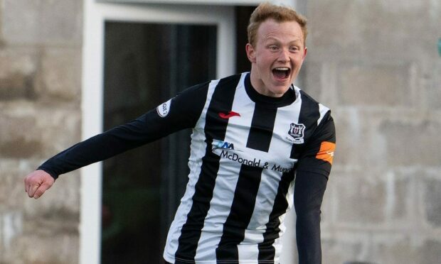 Elgin City midfielder Russell Dingwall.