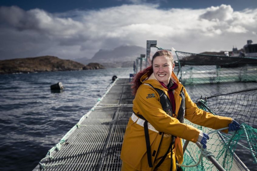 Loch Duart salmon farming.