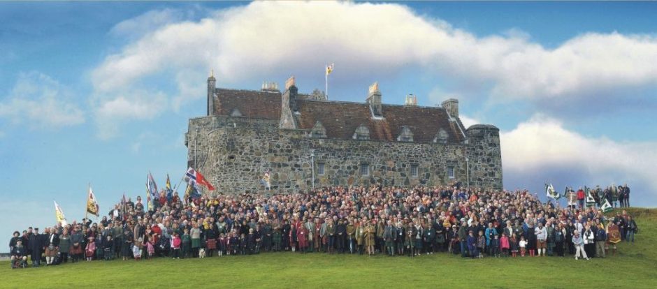 The Clan MacLean Gathering on the Isle of Mull in 2013.