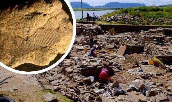 An ancient fingerprint was found in a bit of clay at Ness of Brodgar