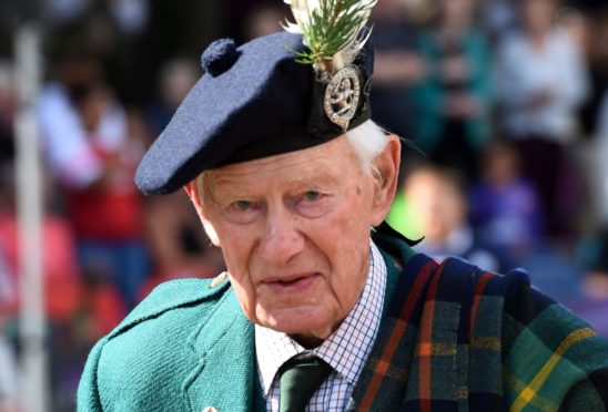 Captain Alwyne Farquharson, Chieftain of the Ballater Highland Games.
Picture by KENNY ELRICK     09/08/2018