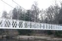 The Cambus O'May bridge has finally reopened, five years after it was damaged by Storm Frank

Picture by Paul Glendell     01/04/2021