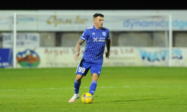 Derek Lyle scored for Peterhead against East Fife.