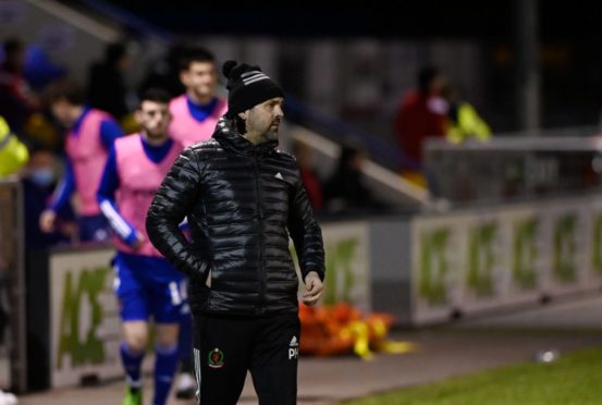 Cove Rangers manager Paul Hartley.