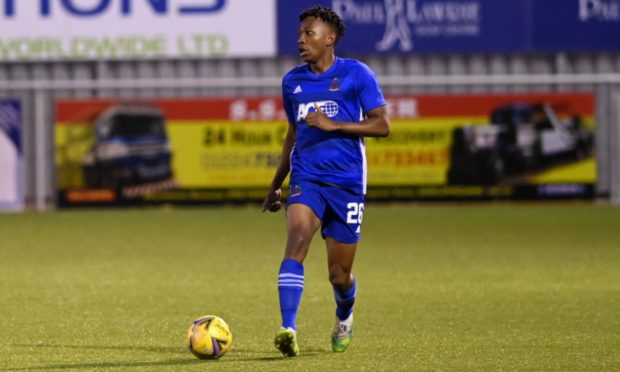 Cove Rangers loanee Kieran Ngwenya.