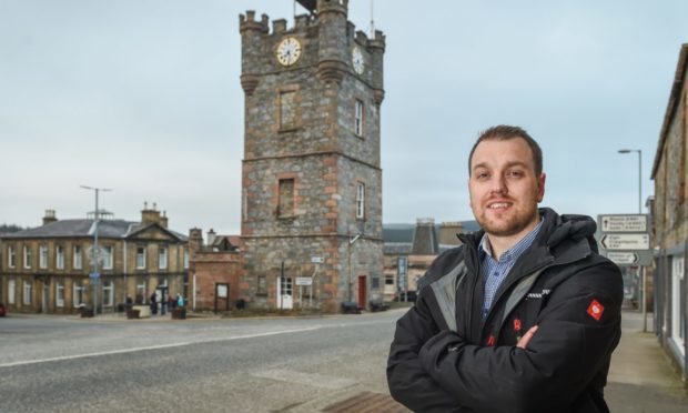 Fraser McGill, chairman of Dufftown and District Community Association.