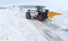 A snowy Highland road