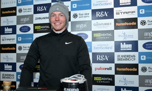 Kieran Cantley after winning the 2021 Royal Dornoch Masters.
