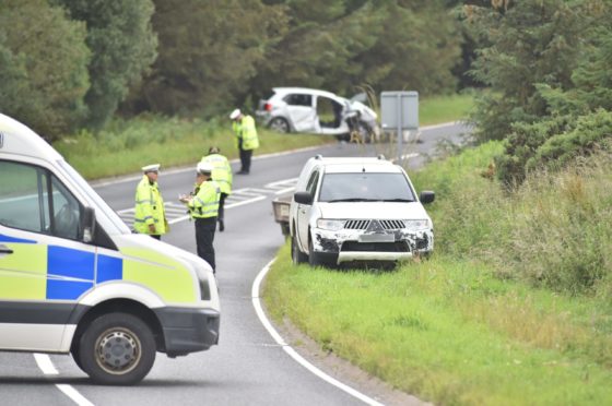 A man has denied killing north-east teacher Yvonne Lumsden in a crash on the A948 Ellon-Auchnagatt road