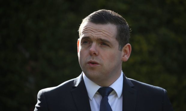 BLUEPRINT: Scottish Conservatives leader Douglas Ross vowed to end an SNP record of ‘dallying and dismay’ if the Conservatives win the election.