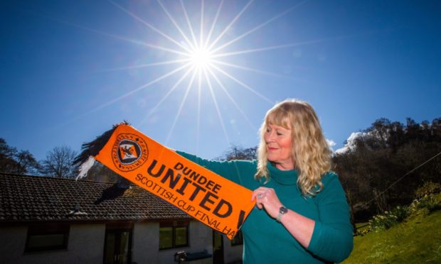 Greta Armstrong Simpson delivered the news for Dundee United managers Jerry Kerr and Jim McLean.