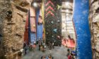 The climbing walls at Transition Extreme in Aberdeen.