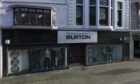 The former Burton shop
