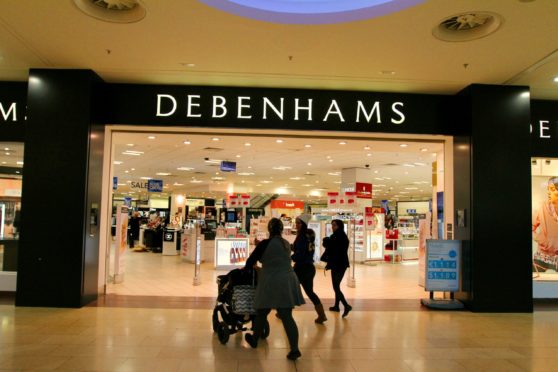 Debenhams at the Overgate. Picture taken prior to Covid-19.