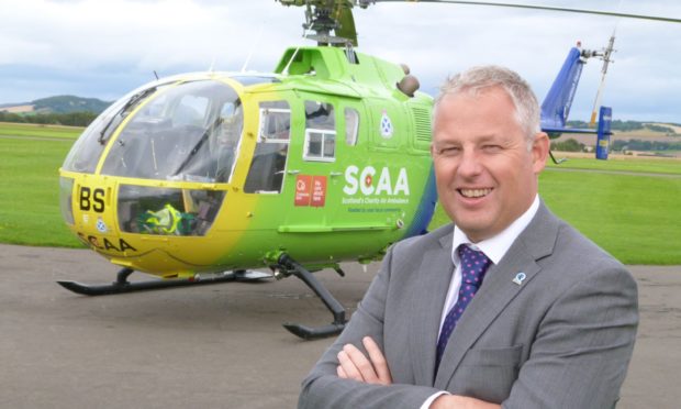 David Craig, chief-executive of Scotland’s Charity Air Ambulance (SCAA).