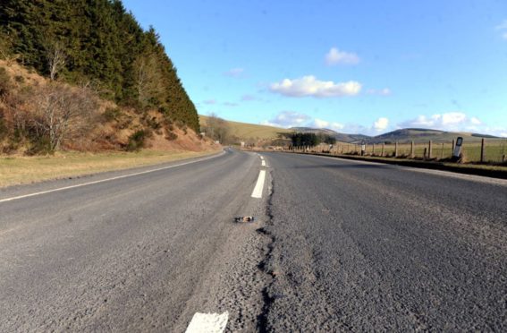 The Bainshole stretch of the A96, between Huntly and Inverurie. Picture by Chris Sumner