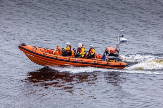 The RNLI Kessock lifeboat was called to the scene.