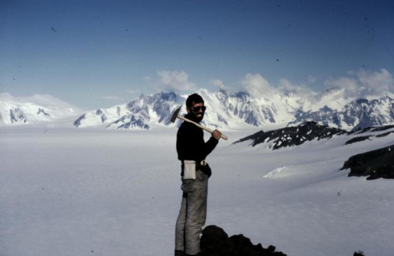 Dr Malcolm Hole became only the second person in history to visit the island.