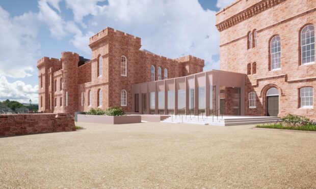 LDN Architect's impression of the new castle exterior